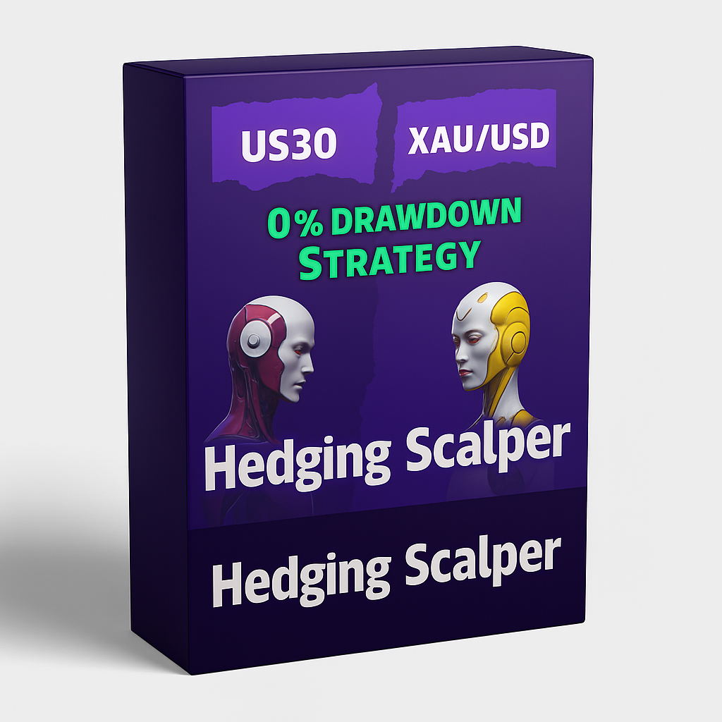 US30 and XAUUSD Hedging Scalper EA MT4 No DLL
