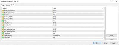 AI Forex Robot EA MT4